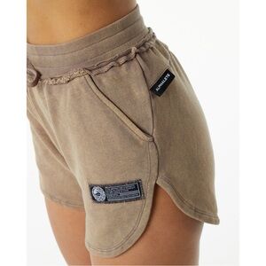 Alphalete Shorts Terry Beige Tan XS